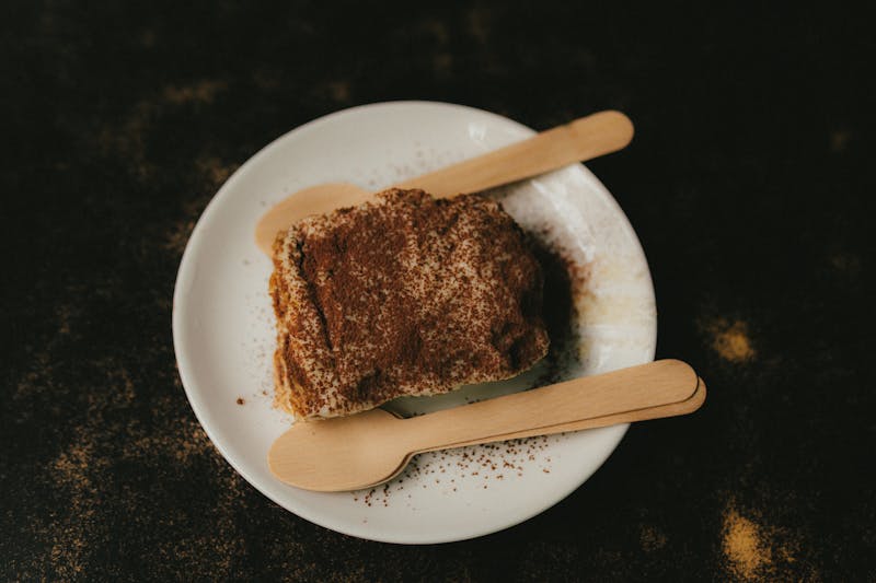 Classic tiramisu with espresso and mascarpone